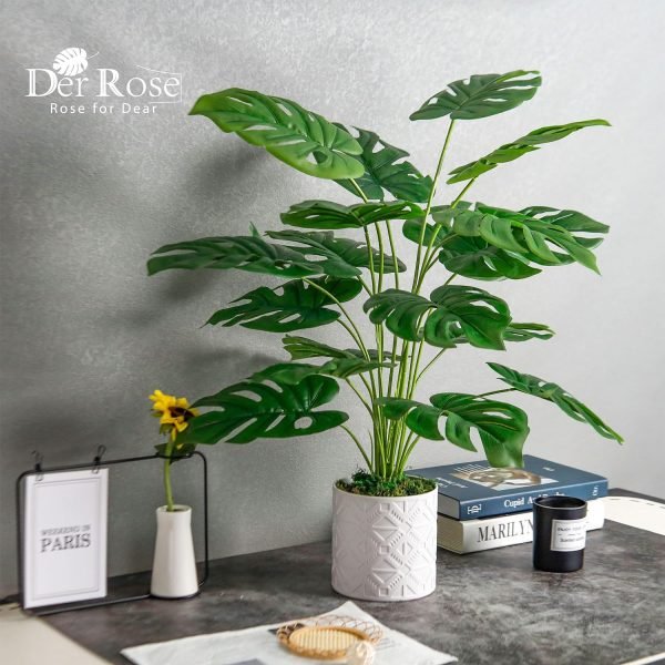 28'' Fake Plants Large Artificial Plants Tall Faux Plants Indoor for Home Farmhouse Bedroom Living Room Decor