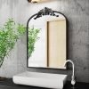 Black Vanity Mirror, 26×38 Black Mirror for Bathroom,Large Bathroom Mirror,Square Mirror (Black)