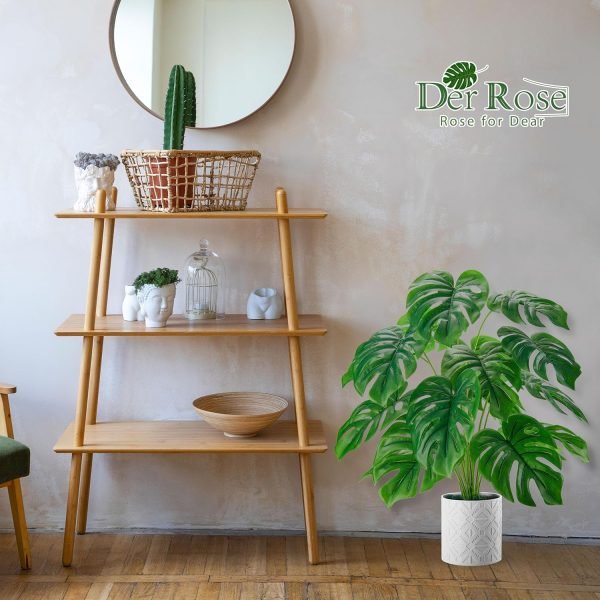 28'' Fake Plants Large Artificial Plants Tall Faux Plants Indoor for Home Farmhouse Bedroom Living Room Decor