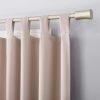 Energy Saving Blackout Tab Top Curtain Panel, 40" x 84", Blush Pink
