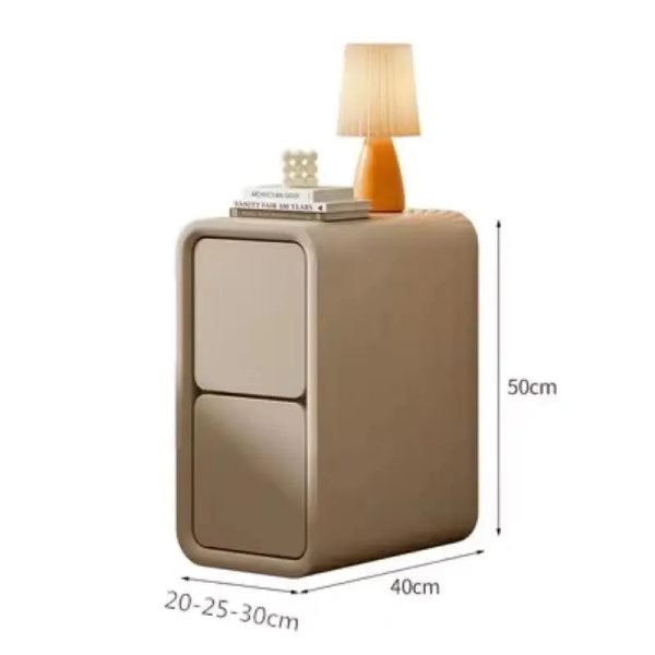 Bedroom Bedside Table Nordic Minimalism Light Luxury Narrow Edge Bedside Table Cream Style Bedside Cabinet