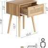 Bedroom-Nightstands-Wooden-Night-Stands-with-Rattan-Weaving-Drawer-Home-Bedside-End-Table-for-Storage_692cab67-74ab-4100-92b6-8d48a5317813 Bedroom Nightstands Wooden Night Stands with Rattan Weaving Drawer Home Bedside End Table for Storage