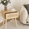 Bedroom-Nightstands-Wooden-Night-Stands-with-Rattan-Weaving-Drawer-Home-Bedside-End-Table-for-Storage_f6538946-9f47-4e74-a503-5a736dbb9ac6 Bedroom Nightstands Wooden Night Stands with Rattan Weaving Drawer Home Bedside End Table for Storage