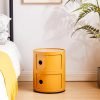 Bedroom  Round Mobile Nightstands Nordic Storage Cabinet Mini Bedside Table Storage Rack Night Table Furniture Home Accessories