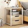 Bedside Table Modern Home Living Room Rack Sofa Side Cabinet Simple Bedroom Bedside with Drawer Storage Small Cabinet