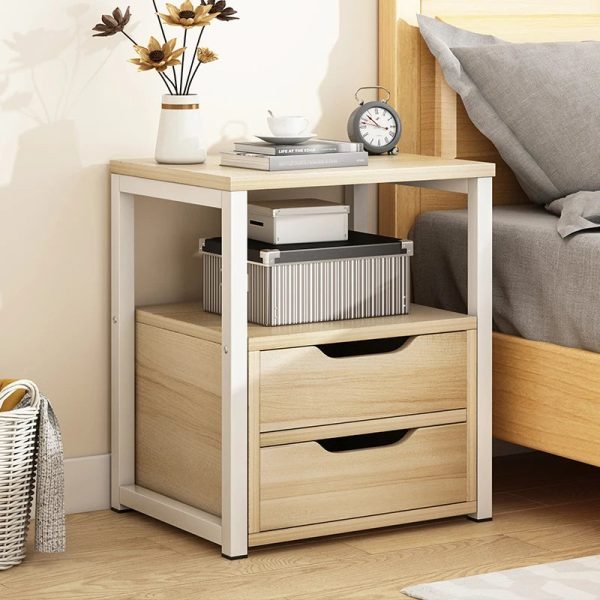 Bedside Table Modern Home Living Room Rack Sofa Side Cabinet Simple Bedroom Bedside with Drawer Storage Small Cabinet