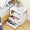 Bedside Table Modern Home Living Room Rack Sofa Side Cabinet Simple Bedroom Bedside with Drawer Storage Small Cabinet