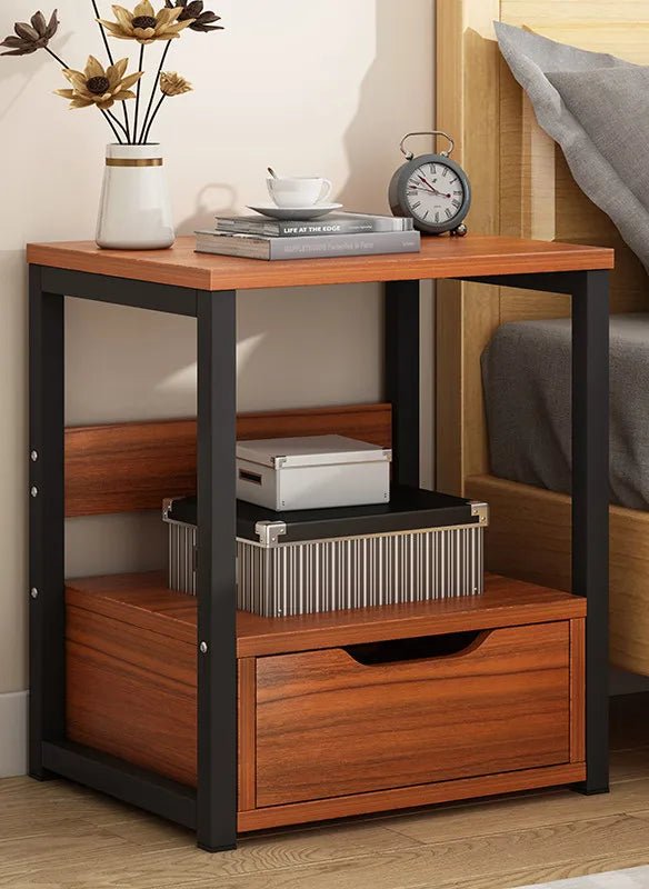 Bedside Table Modern Home Living Room Rack Sofa Side Cabinet Simple Bedroom Bedside with Drawer Storage Small Cabinet