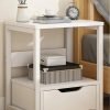 Bedside Table Modern Home Living Room Rack Sofa Side Cabinet Simple Bedroom Bedside with Drawer Storage Small Cabinet