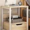 Bedside Table Modern Home Living Room Rack Sofa Side Cabinet Simple Bedroom Bedside with Drawer Storage Small Cabinet