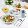 Dinner-Plate-Set-Free-Shipping-Restaurant-Plates-16-Piece-Blue-Stoneware-Dinnerware-Set-Ceramic-Dishes-to_5ca56324-11dc-41a4-bae6-7e3e9b34e17d Dinner Plate Set Free Shipping Restaurant Plates 16-Piece Blue Stoneware Dinnerware Set Ceramic Dishes to Eat Tableware Dish Bar