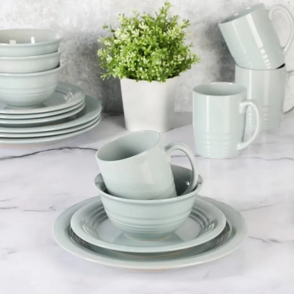 Dinner-Plate-Set-Free-Shipping-Restaurant-Plates-16-Piece-Blue-Stoneware-Dinnerware-Set-Ceramic-Dishes-to_a126ed19-6680-4321-ba33-02521b8f0df0 Dinner Plate Set Free Shipping Restaurant Plates 16-Piece Blue Stoneware Dinnerware Set Ceramic Dishes to Eat Tableware Dish Bar