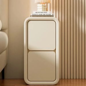 Drawer Nordic Nightstand Modern Minimalist White Organizer Bedside Table Solid Storage Simple Mesitas De Noche Home Furniture