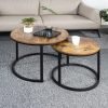 Miereirl-Round-Nesting-Coffee-Table-Circle-Accent-Tables-for-Small-Spaces-Side-End-Set-of-2_fdfac26f-627e-4ea0-9b46-2a7b523999ff Round Nesting Coffee Table Circle Accent Tables for Small Spaces Side End Set of 2 Living Room Balcony Office