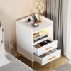 Night-Stand-with-LED-Lights-and-Charging-Station-End-Bedside-Table-with-2-Drawers-Open-Storage_361c54b6-59c5-44ff-83c7-187922f77c57 Night Stand with LED Lights and Charging Station, End Bedside Table with 2 Drawers, Open Storage, USB Ports and Outlets