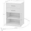 Nightstand-with-Charging-Station-2-Drawers-Bedside-Table-with-USB-Port-and-Outlets-Storage-Shelves-with_c5256662-7284-4b2f-a434-1c318ca08911 Nightstand with Charging Station, 2 Drawers Bedside Table with USB Port and Outlets, Storage Shelves with Sliding Drawer