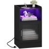 Nightstand-with-Power-Outlet-and-LED-Light-Side-End-Table-with-Storage-Cabinet-Modern-Bedside-Table_0cf990a5-fa7d-47bb-8aef-c3c377d3e9fe Nightstand with Power Outlet and LED Light, Side End Table with Storage Cabinet, Modern Bedside Table for Bedroom, Living Room