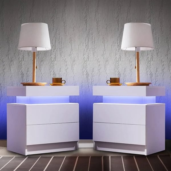 Side-Bed-Table-With-LED-Light-Bedside-Tables-for-the-Bedroom-Furniture-Generic-Nightstand-Set-of_c616732d-5ef8-448c-b3d3-7c8834078ee6 Side Bed Table With LED Light Bedside Tables for the Bedroom Furniture Generic Nightstand Set of 2 LED Nightstand With 2 Drawers