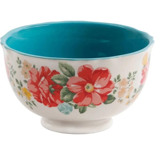 Vintage-Floral-12-Piece-Dinnerware-Set-Teal_485629cd-a17d-4c90-a144-9918c486aef7 Vintage Floral 12-Piece Dinnerware Set, Teal