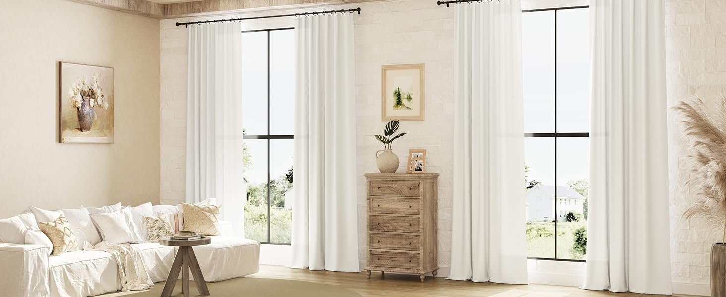 linen curtains
