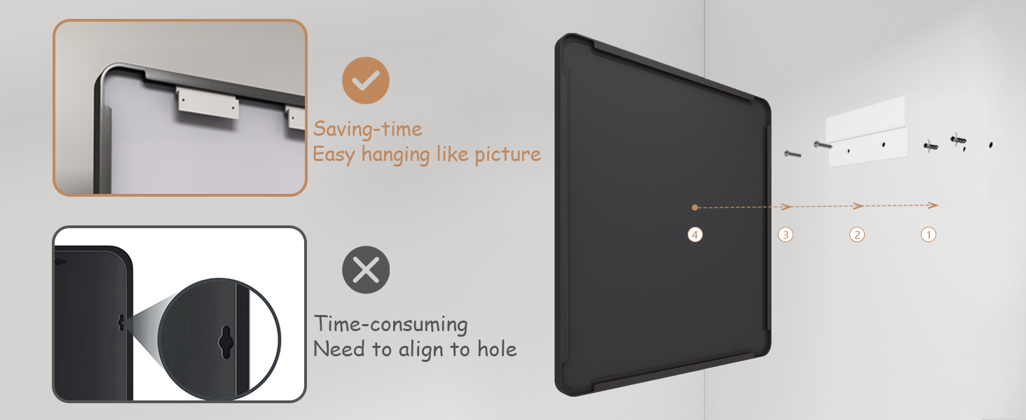 large mirror for bathroom