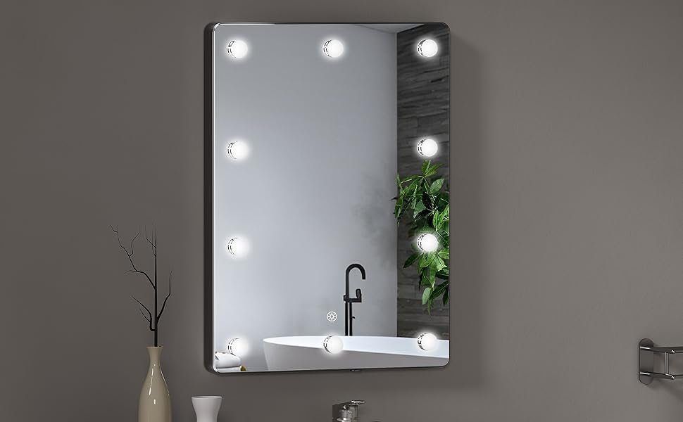 Hollywood bathroom mirror