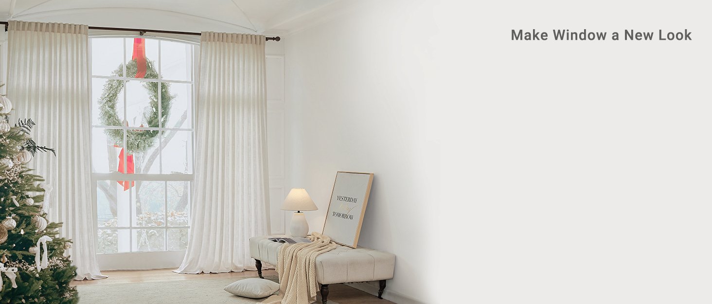 INOVADAY Linen Curtains