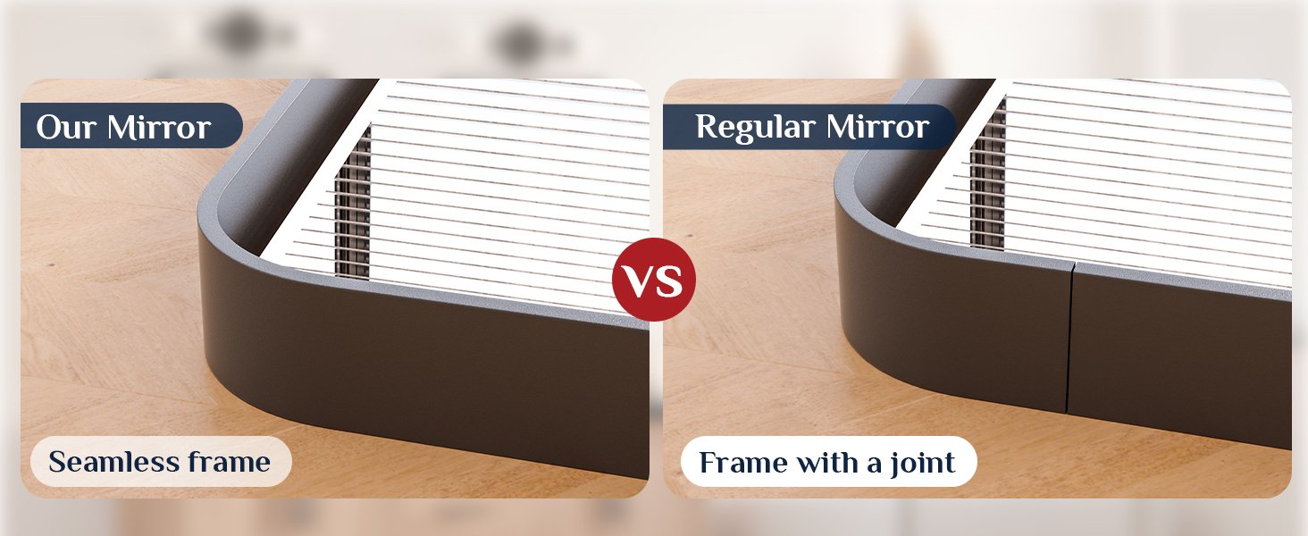 Black Framed Bathroom Mirror