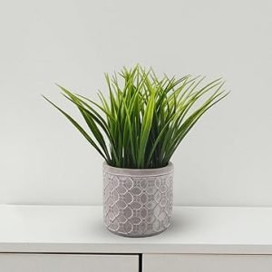 Fake Plants, Artificial Plants Indoor for Room Decor, Small Faux Plants Indoor, Desk Plant for Office, Artificial Palm Plants, Artificial Plant & Flowers, Fake Potted Plants Decor, Small Plant