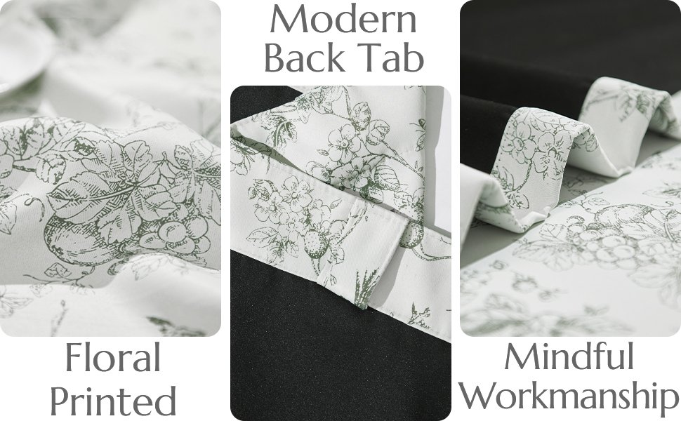 后拉环杆口袋遮光窗帘