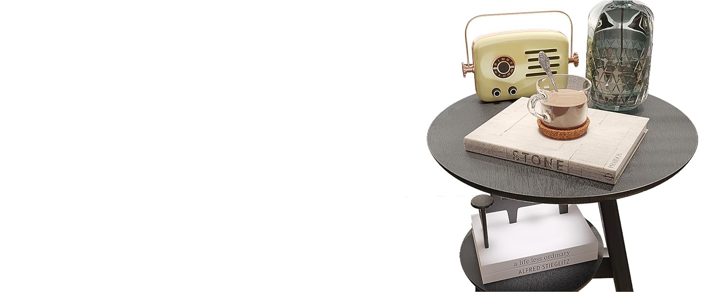 Round End Side Table