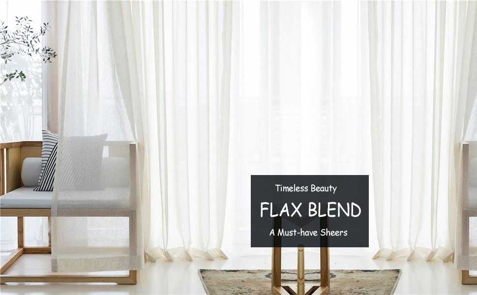 sheer linen curtains