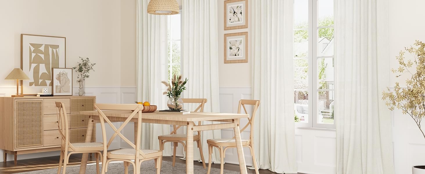 linen curtains