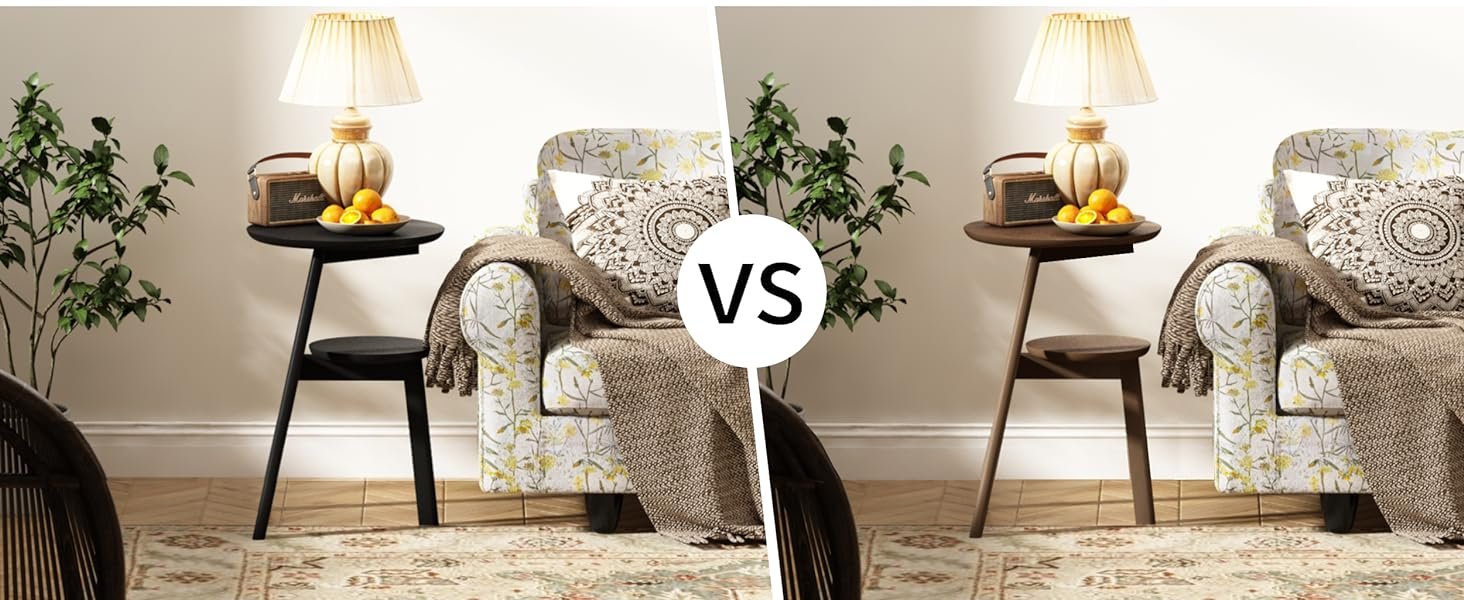 Round End Side Table