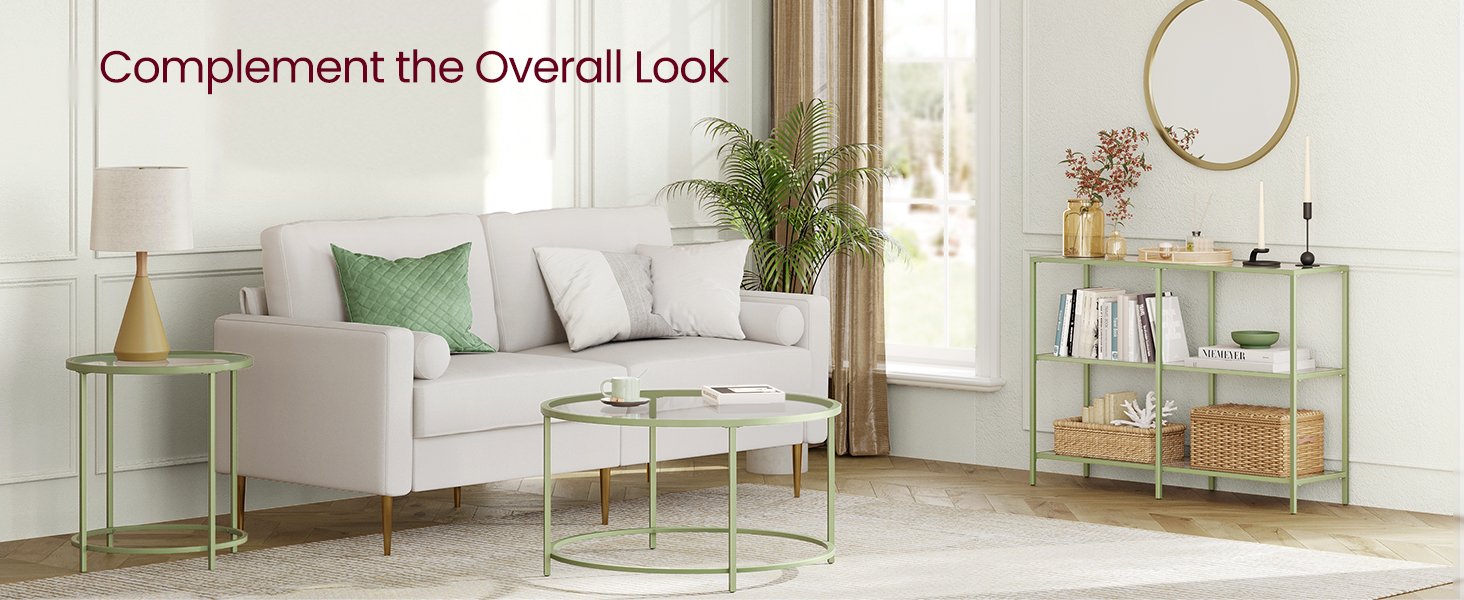 green round end table