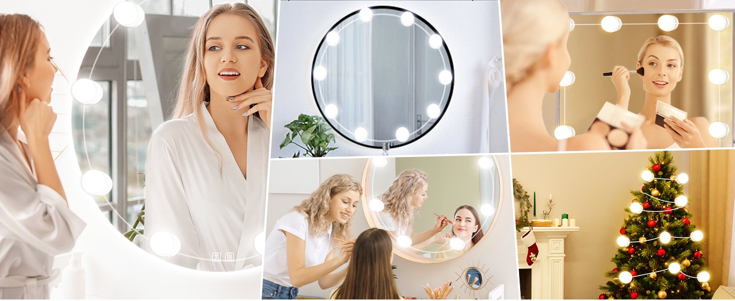 stick on vanity lights for mirror