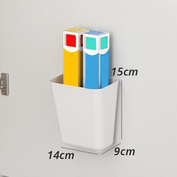 61_9TeHkU4L._AC_SL1500 Topyond Adhesive Wall Mounted Organizer, Compact Floating Shelf for No Drilling, Pen, Remote Controller, Cellphone Holder, Wall Storage for Home, Office