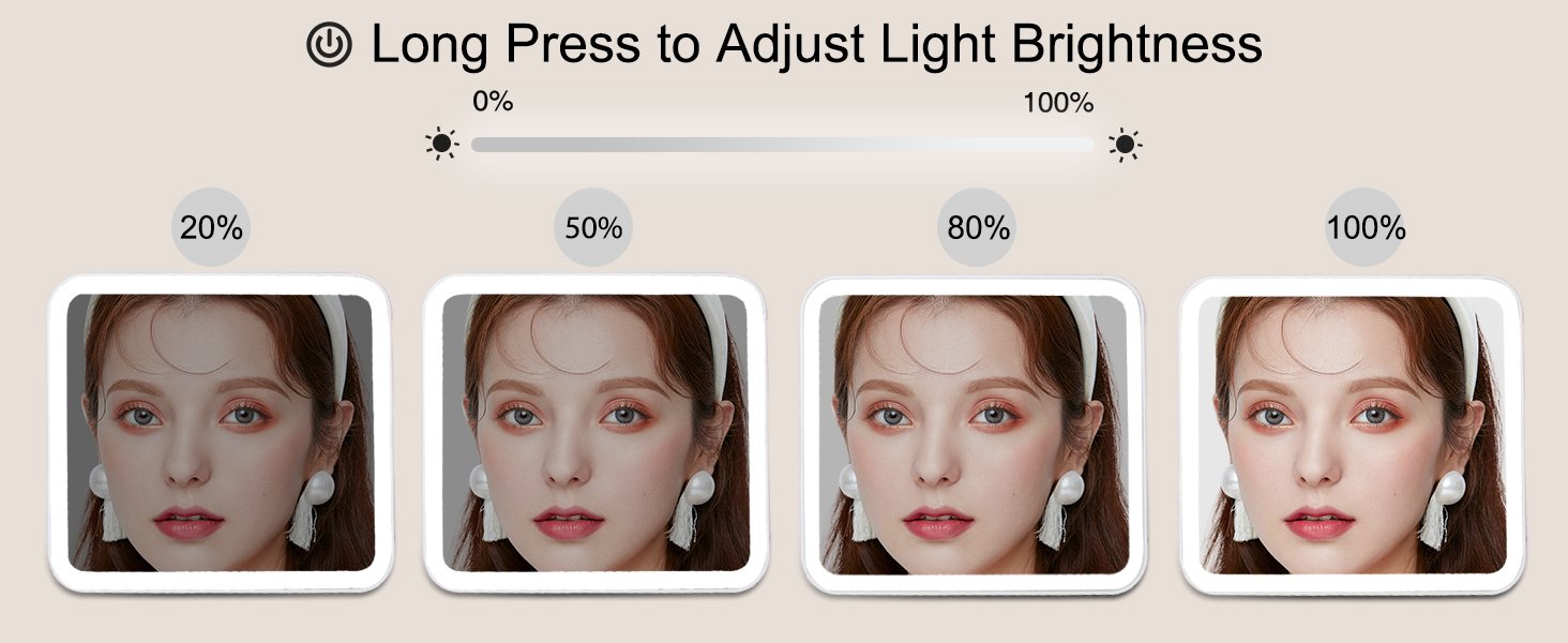 Long Press to Adjust Light Brightness